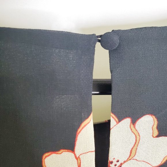 Floral Tiered Sheer Bell-Sleeved Cottagecore Dress - Picture 5 of 7